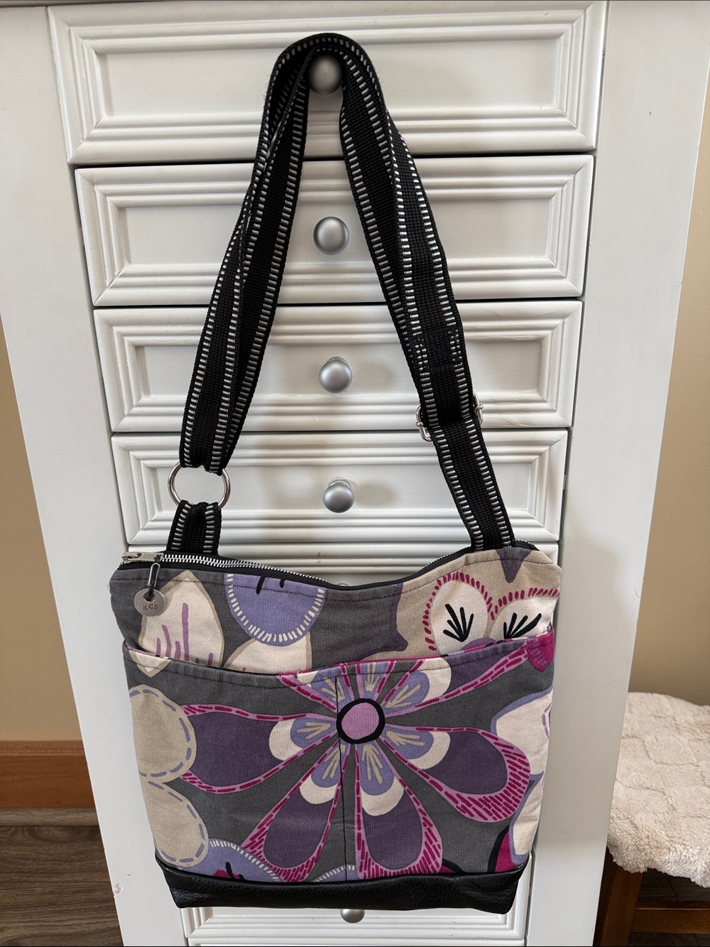 Floral Shoulder / Crossbody Bag